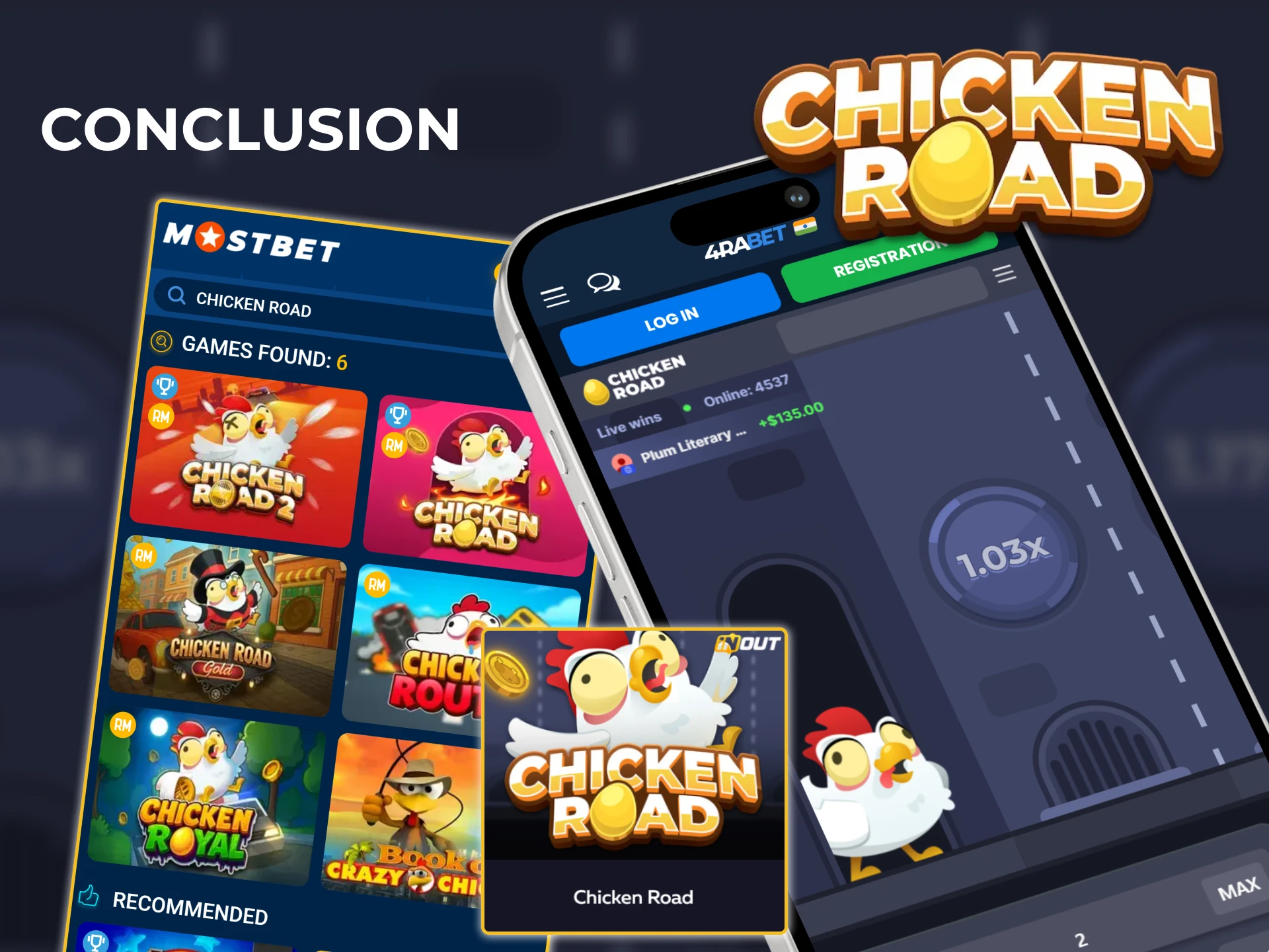 Playing Chicken Road in the app will give you a new and simpler experience.