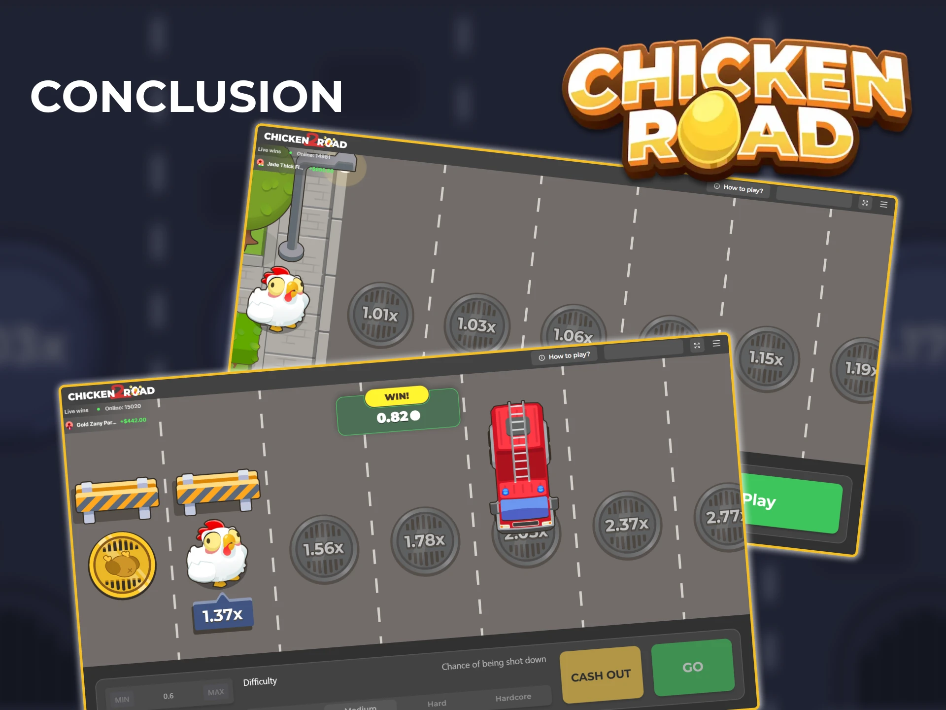 If you want to play something new, try Chicken Road 2 game original.